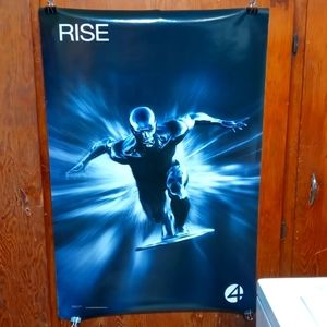 RISE Of The Silver Surfer Movie Poster One Sheet Original Double Sided